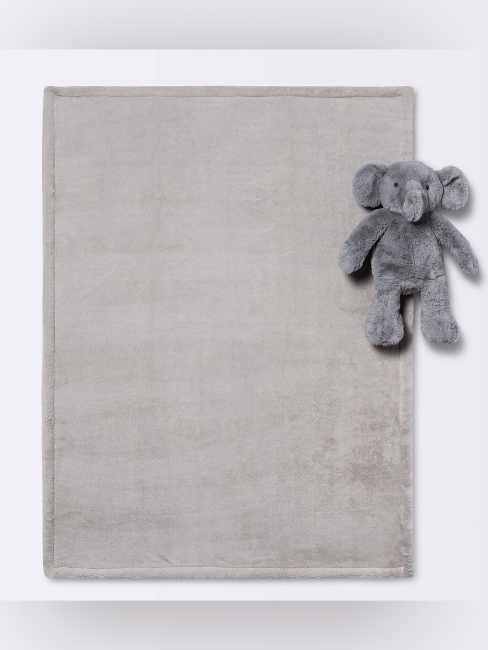 Plush blanket with elephant - cloud island
